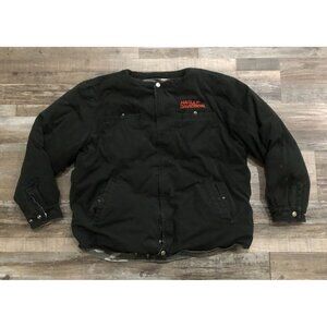 Harley Davidson Reversible Mens XL Jacket Coat Down Blend Camouflage Black